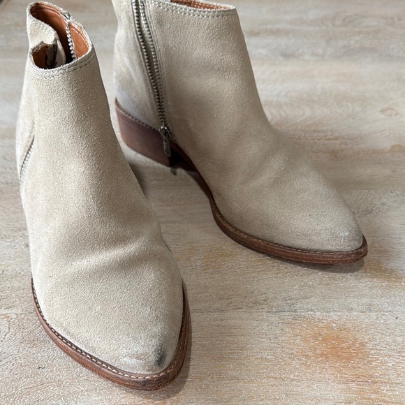 AllSaints Yurie Leather Suede Ankle Boots - 41 - Picture 4 of 12